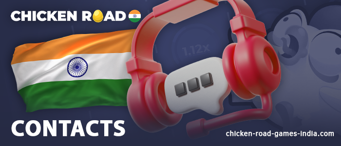 Ways to contact Chicken Road India support